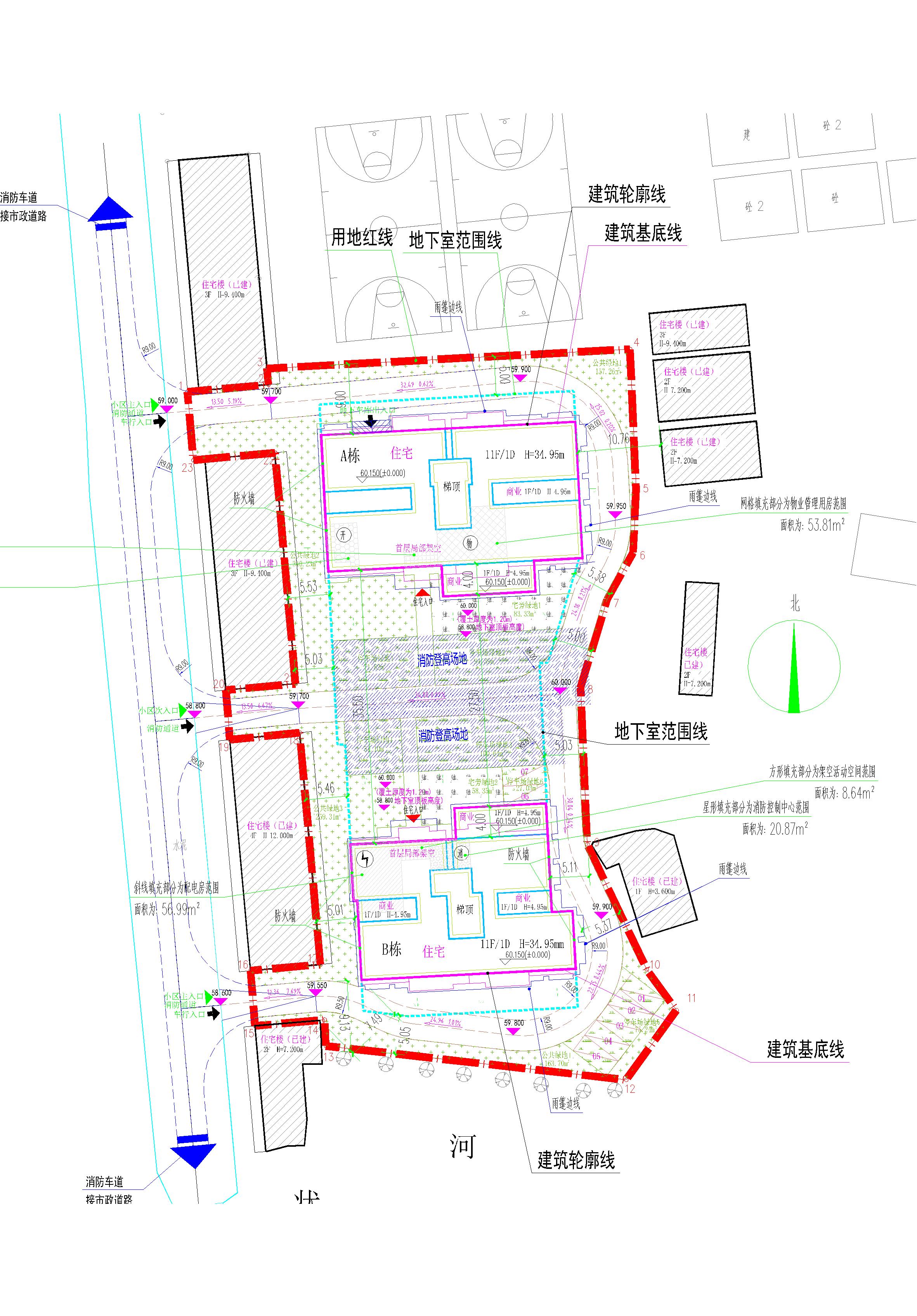 梁繼秋住宅樓規(guī)劃總平面.jpg