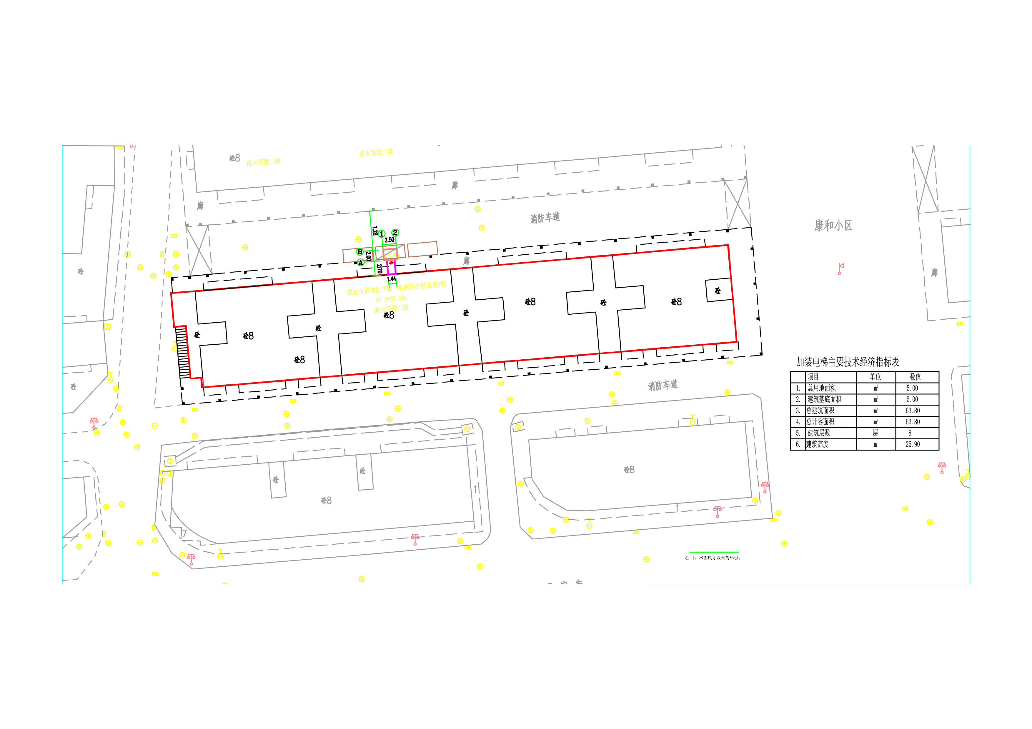 下廓一街康和小區(qū)五座3梯加裝電梯總平面圖 2022.jpg