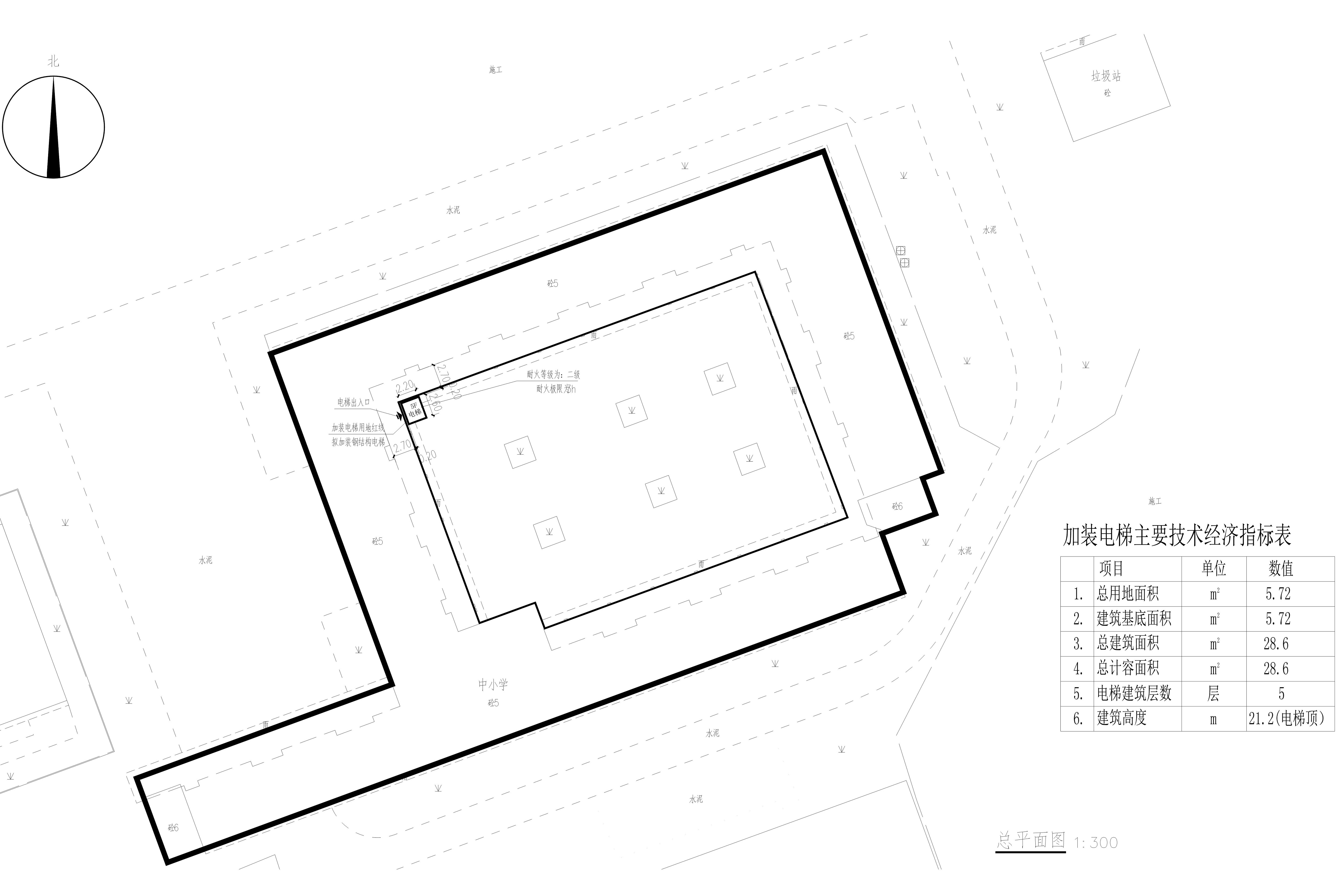 總平面。鳳翔山湖北區(qū)學(xué)校教學(xué)樓加裝電梯_t3-Model_1.jpg