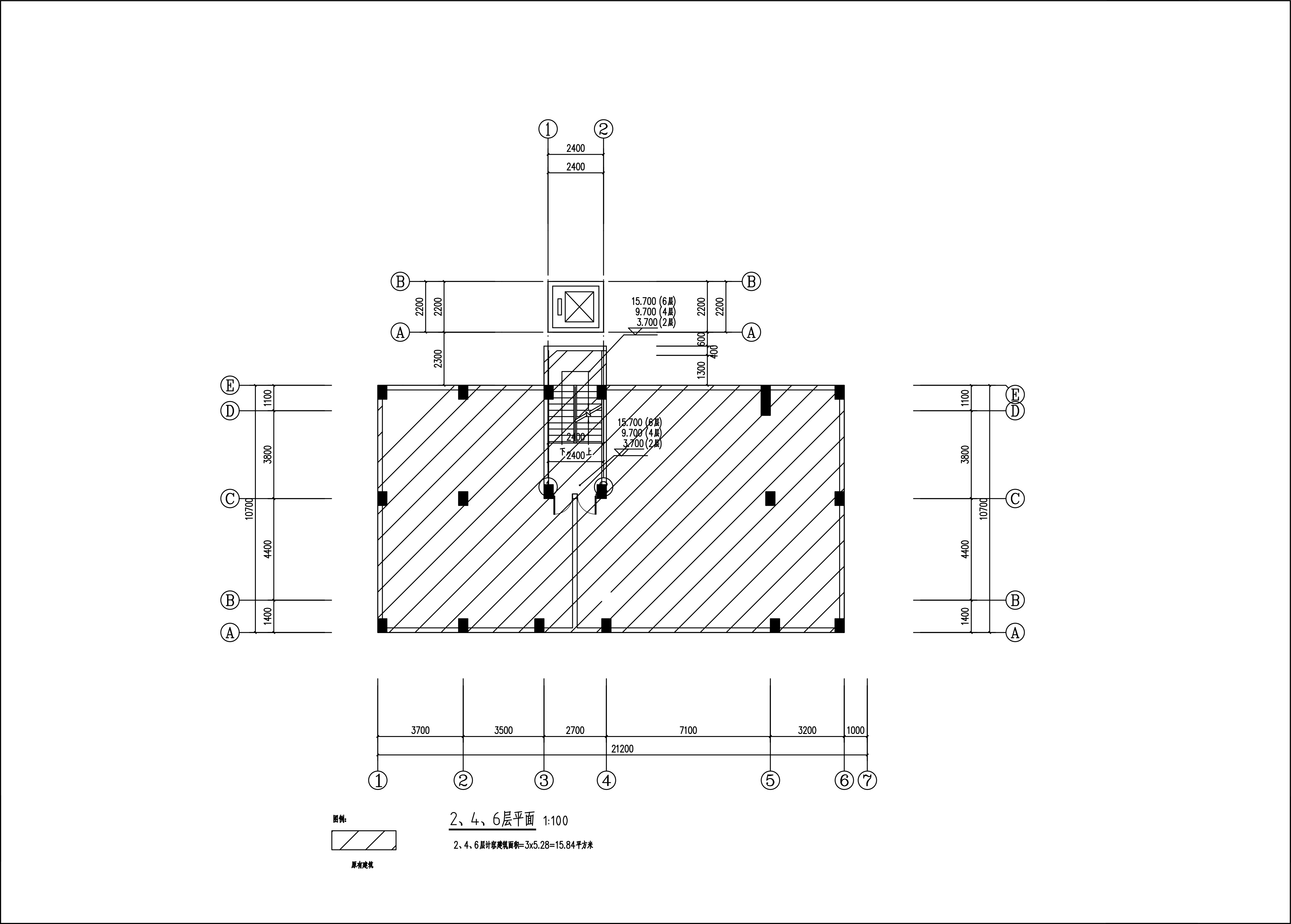 新城清遠(yuǎn)供電局宿舍電梯建筑圖_2、4、6層 不設(shè)電梯出入口.jpg