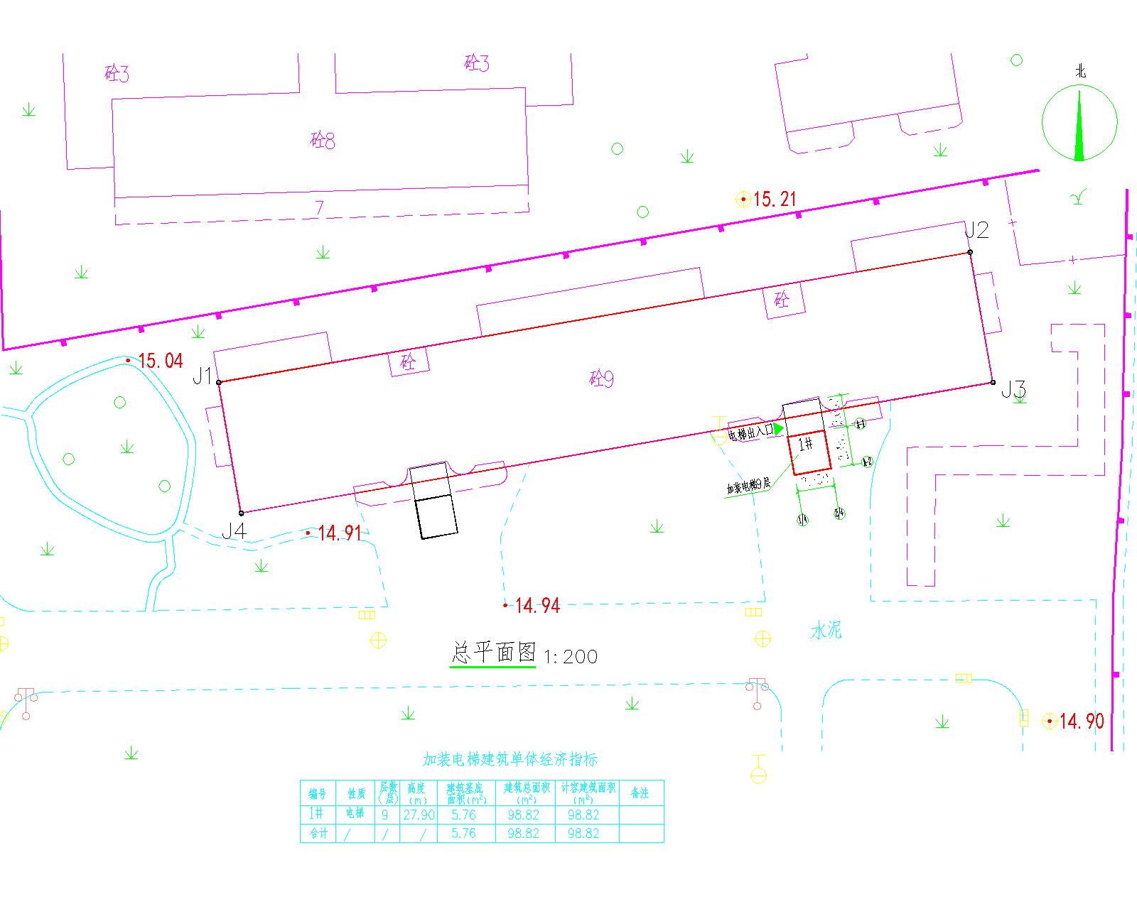 清遠(yuǎn)市新城錦霞路1號(hào)八座東梯加裝電梯建設(shè)項(xiàng)目總平面圖.jpg