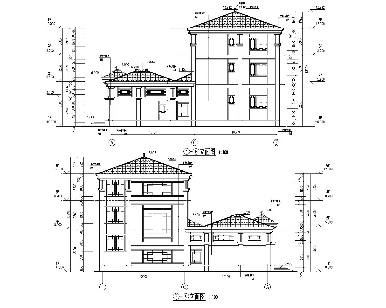 龍森谷1號(hào)樓報(bào)建圖立面圖2.jpg