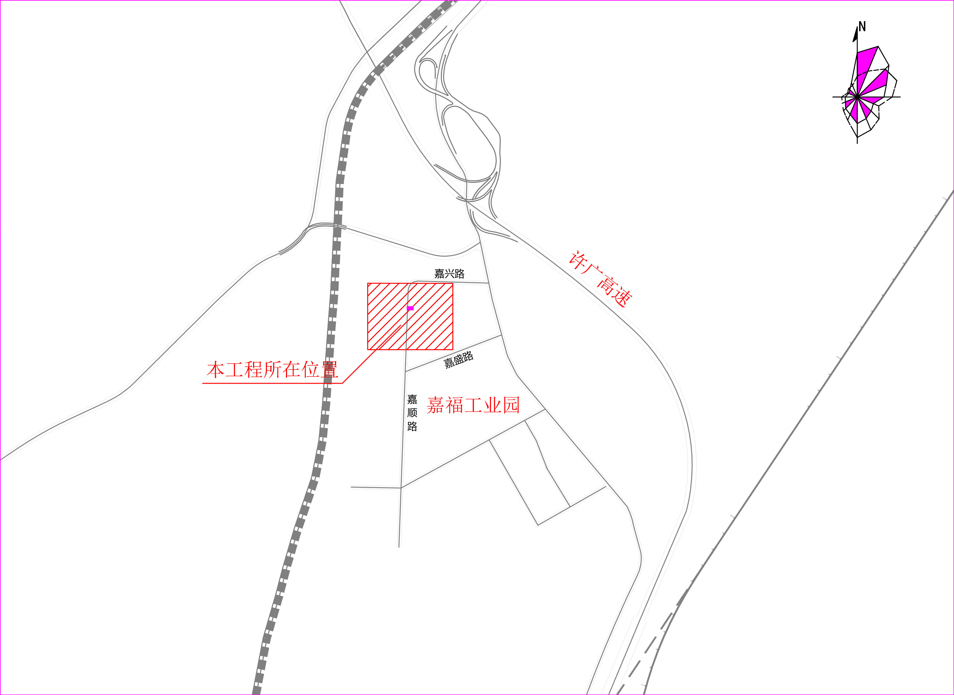 嘉福工業(yè)園欣強電子有限公司市政中壓管道燃?xì)夤こ?區(qū)位圖.jpg